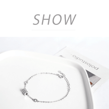Load image into Gallery viewer, 925 Sterling Silver Shinning Bracelet With Small HandCrafted Icon